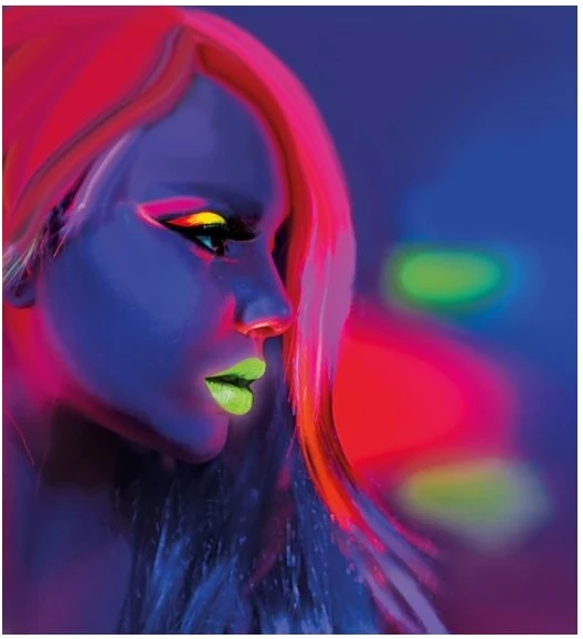 Widmann „Makeup Revolution“ neoniniai veido ir kūno dažai, 1 vnt.
