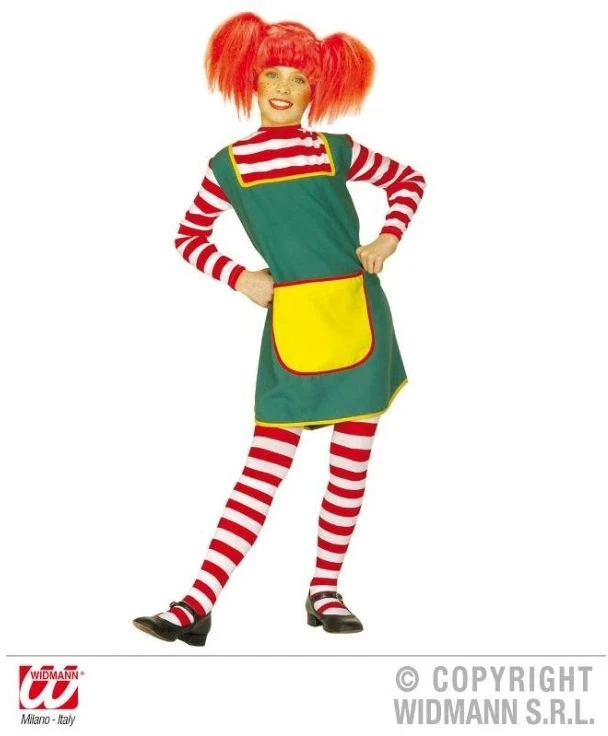 Widmann Pippi kostiumas mergaitėms
