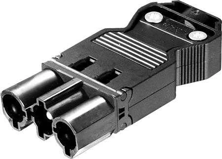 WIELAND kištukas, 3 polių, kabeliams surinkti. Kabelio skersmuo: 1,5 mm² ir 2,5 mm².