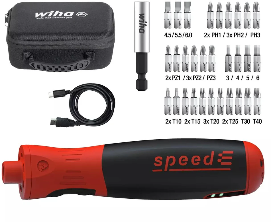 Grąžtas Elektrinis atsuktuvas WIHA speedE® PocketDrive