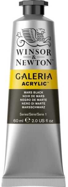 Winsor & Newton Winsor & Newton PBk11, 60 ml, Juodas, Satin, Tube