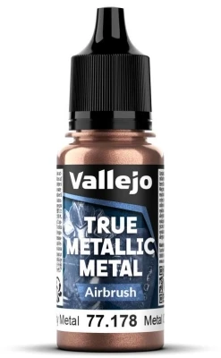 Vallejo Materiały modelarskie True Metallic Metal Airbrush Rusty Metal 18 ml