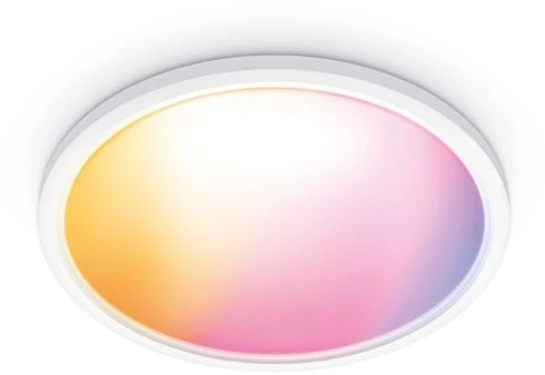Lubinis šviestuvas WiZ SuperSlim ceiling light 2600 lm 22 W Wi-Fi, Baltas