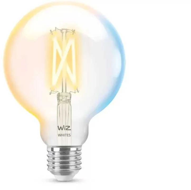 WiZ - G95 Clear Globe E27 Tunable Filament - Smart Home