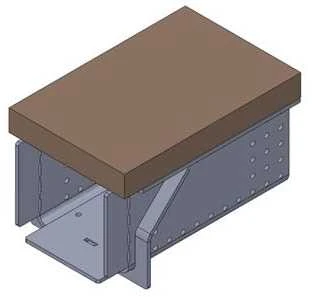Woody Degiklio grotelės 16/20 kW U tipo su skalūnu