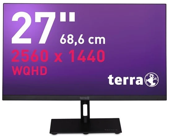 Wortmann Monitorius Technologia Dotyku TERRA LCD/LED 2771W PV 2K IPS juodas HDMI/DP/USB-C (3030266)
