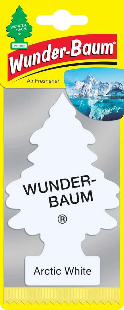 Automobilių oro gaiviklis Wunder-Baum Arctic Baltas