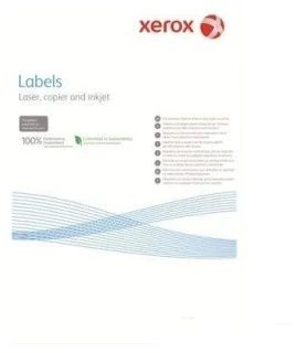 Lipnios „Xerox“ popieriaus etiketės – 8UP 105x71 etiketės (100 lapų, A4)