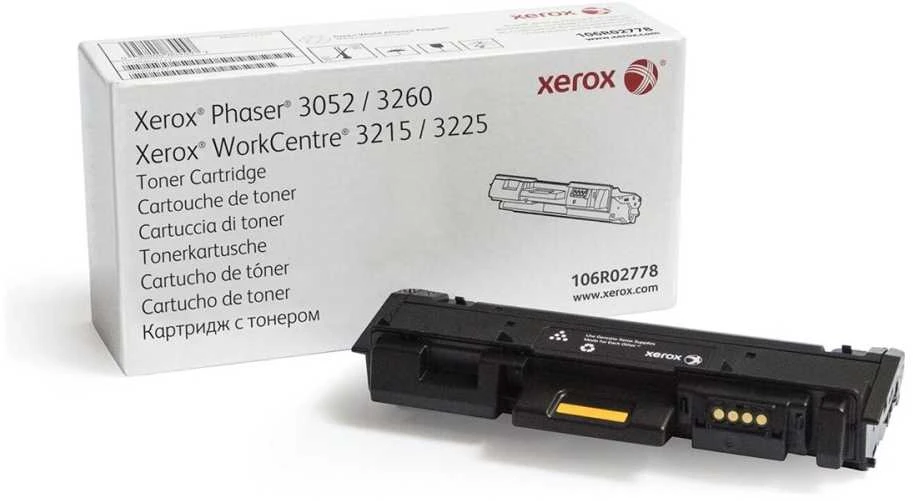 Xerox Phaser 3052, 3260 cartridge, juodas