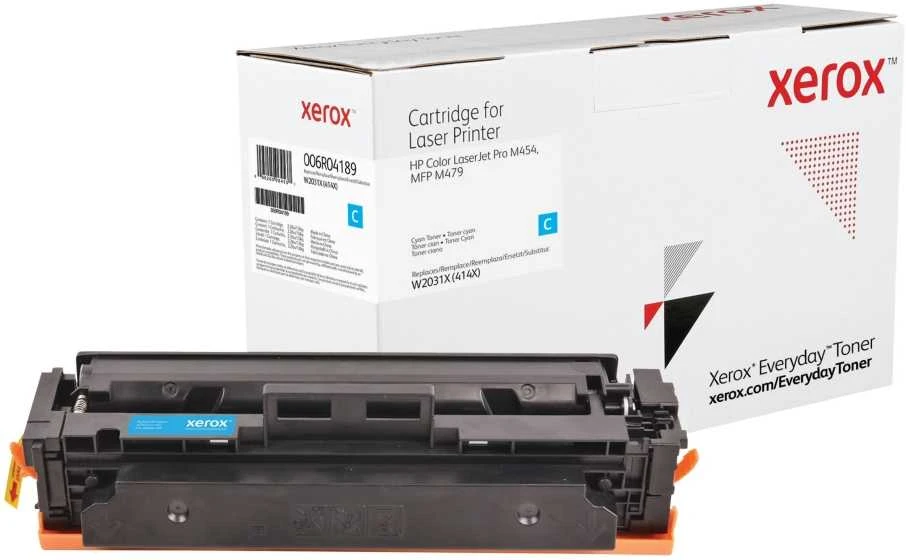„Xerox“ alternatyvūs dažai HP W2031X MFP M454, Pro MFP M479, M455, M480 - W2031X/415X, (6 000 puslapių) žalsvai mėlyna