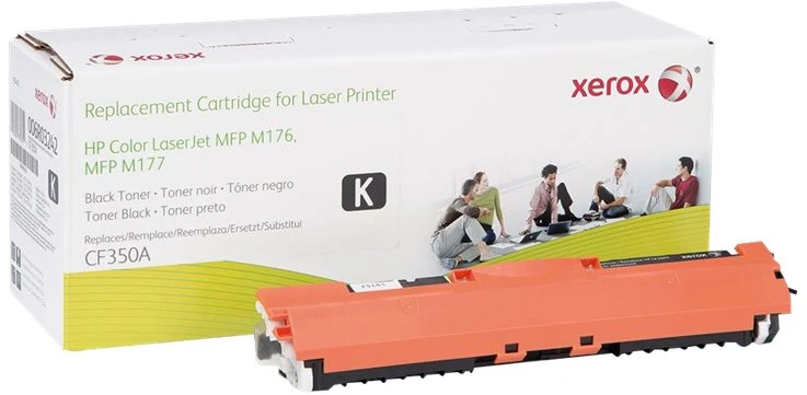 „Xerox“ alternatyvus dažiklis HP CF350A, skirtas LJ M177/M176, (1300 puslapių, juodas) – „Allprint“