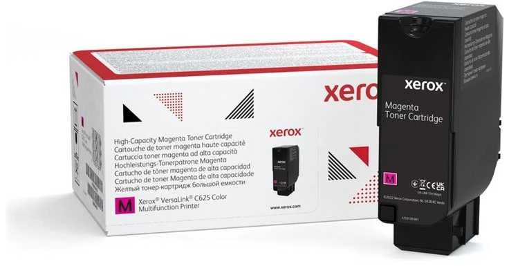 Didelės talpos rausvai raudonas originalus toneris Xerox, skirtas „VersaLink C625“, „C625V_DN“