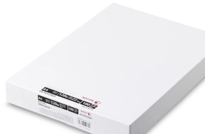 Xerox, Aukščiausios kokybės NeverTear sintetiniai riešo apyrankės, matinės, lygios, 10up poliesteris, baltos, 160g/m2, 120µm 2