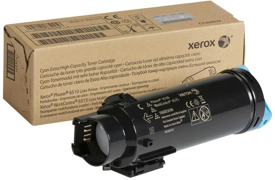 Tonerio Kasetė - Xerox Phaser 6510 4500 Puslapių Mėlyna