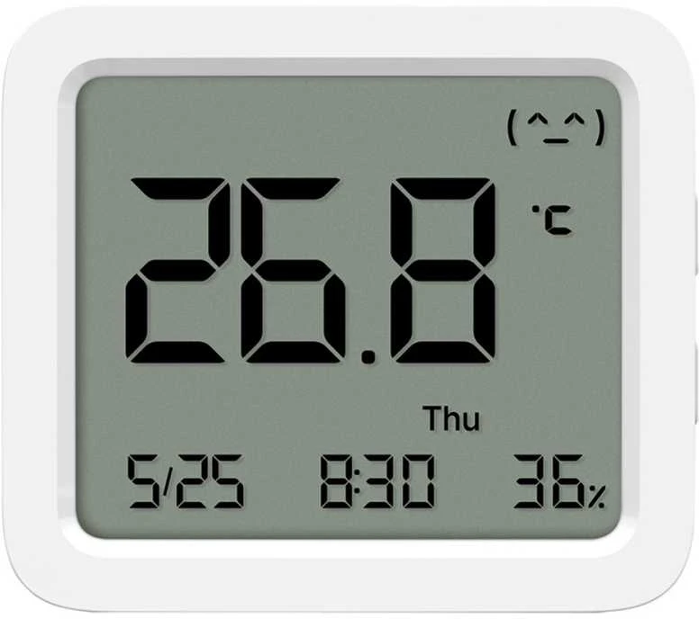 Xiaomi Mi Temperature and Humidity Monitorius 3 Mini baltos spalvos