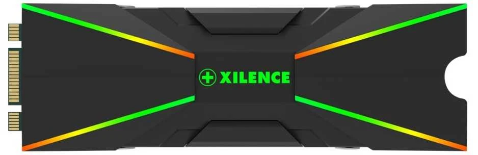 „Xilence M2SSD.B.ARGB“ M.2 2280 SSD PCIe NVMe/SATA aušintuvas, 3 kontaktų ARGB 5V, pasyvus