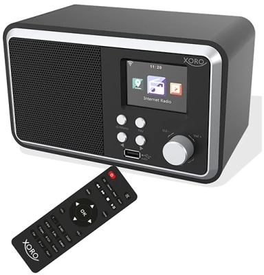 Radio Xoro DAB 300 IR, Internet Radio, DAB+,BT,USB,UPnP, juoda