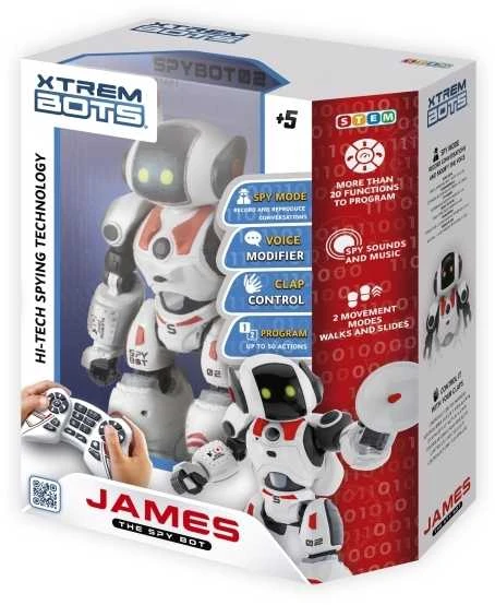 BLUE ROCKET Robotas-šnipas JAMES