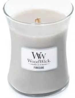 WoodWick Aromatinė žvakė (Fireside), 275 g