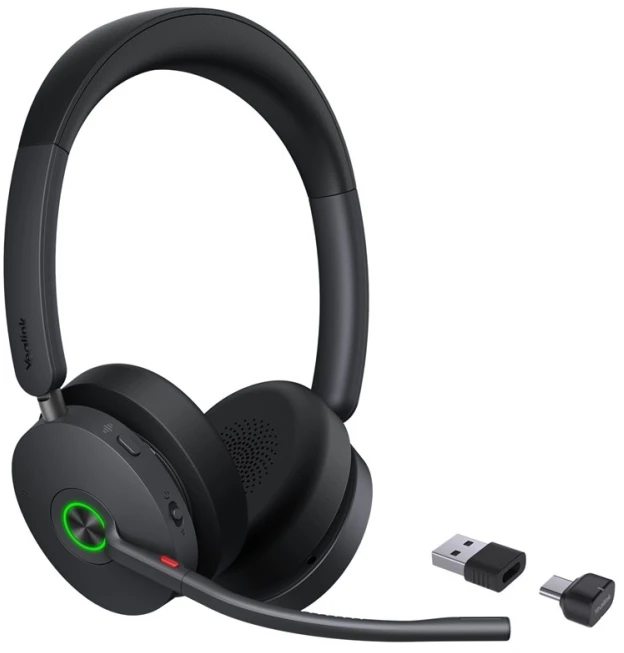 Yealink Bluetooth ausinės BH74 su stovu UC USB-C/A