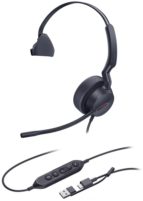 Ausinės Yealink UH 44 Mono USB-C/A (1308241)