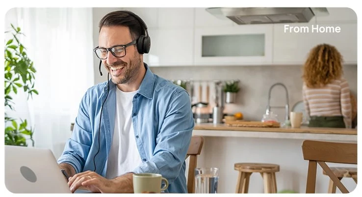 Yealink UH48 Dual UC USB-C/A Ausinės, su laidu, 20 - 20000 Hz, Calls/Music, 169 g, Ausinės, Juodas