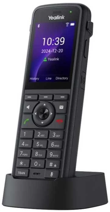 Yealink AX86R, IP mobilusis telefonas, juodas, belaidis ragelis, antibakterinis, atsparus chemikalams, atsparus kritimams, diapazone, už diapazono ribų, SIP informacija, 1000 įrašų