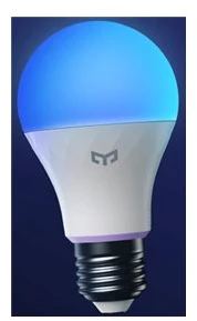 Yeelight YLQPD-0011, Išmanioji lemputė, „Wi-Fi“ / „Bluetooth“, Balta, LED, E27, Įvairios spalvos