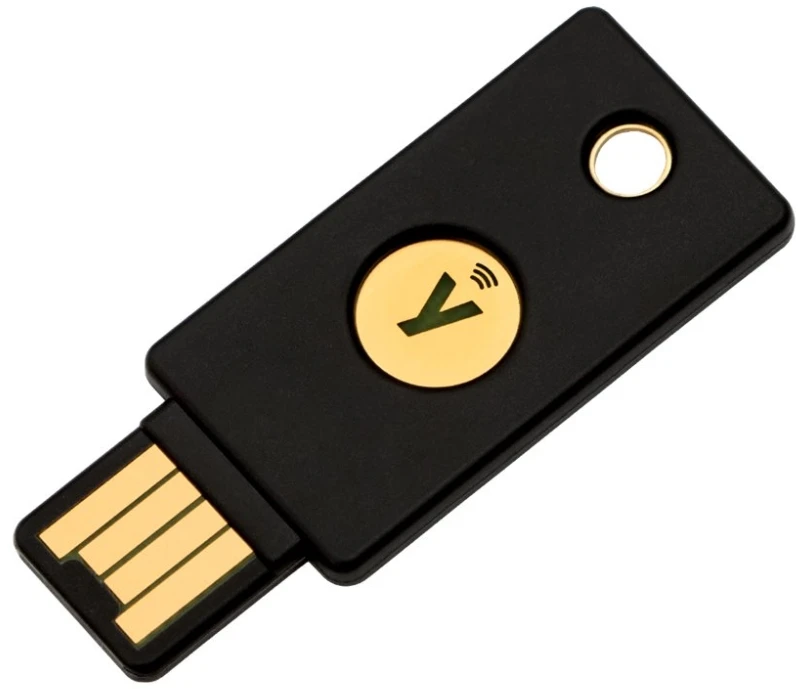 Yubico YubiKey 5 NFC saugos raktas USB-A, juodas