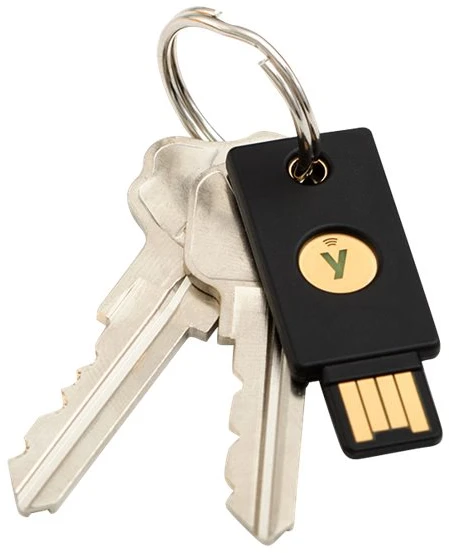 Yubico YubiKey 5 NFC saugos raktas USB-A, juodas