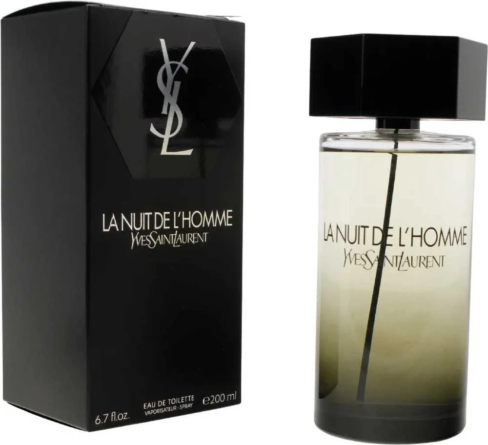 Yves Saint Laurent YSL La Nuit De L'Homme EDT tualetinis vanduo vyrams, 200 ml