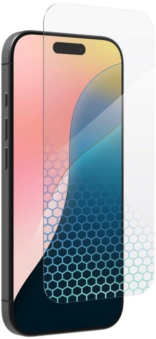 ZAGG InvisibleShield Glass XTR4 grafeno ekrano apsauga su Mėlyna šviesos filtru, skirta iPhone 16 Pro