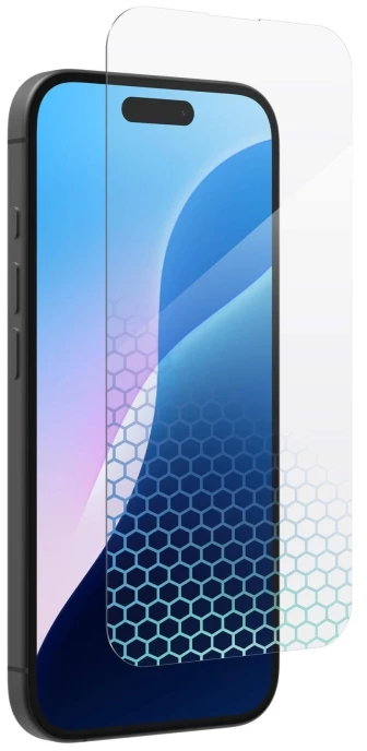 ZAGG InvisibleShield Glass XTR4 apsauginis stiklas su grafenu ir mėlynos šviesos filtru, skirtas iPhone 15/16