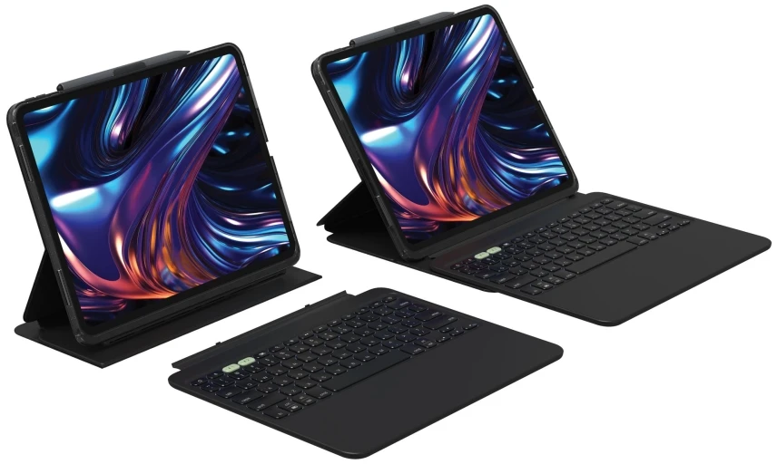 Klaviatūra Zagg PROKEYS 2 IPAD PRO 13 (M4) - IPAD M5 Juodas GERMAN