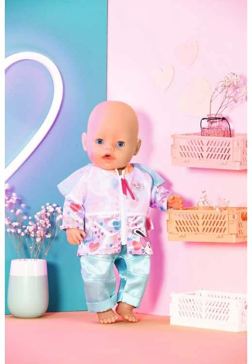 Zapf BABY born - laisvalaikio apranga Aqua 43cm (832622)
