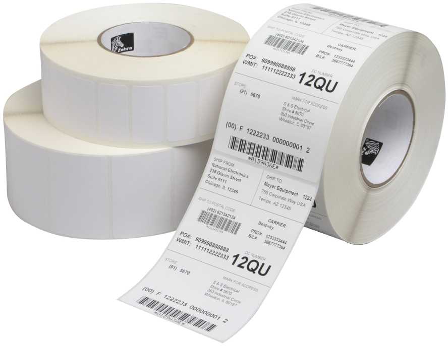 Zebra Label, Paper, 210x149mm,