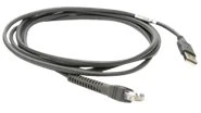 Zebra Jungiamasis kabelis, USB jungiamasis kabelis, USB, ilgis: 2,1 m, tiesus, kabelio kodas: U01 (CBA-U01-S07ZAR)