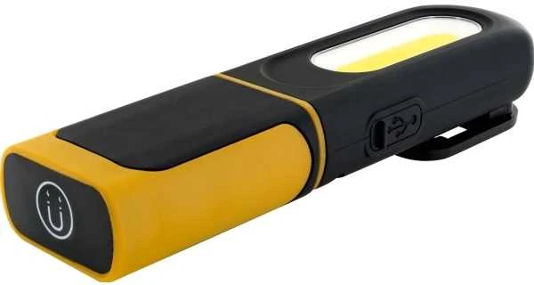Žibintuvėlis Schwaiger Schwaiger LED Arbeitsleuchte AKKU mit Taschenlampe 5W sch/ge