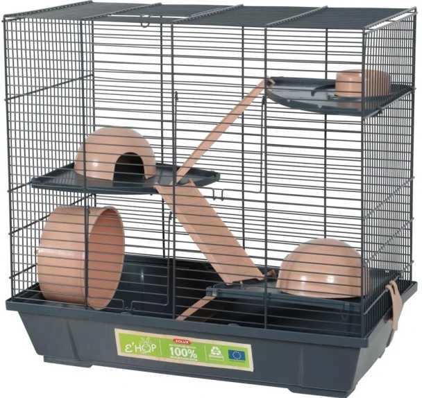 ZOLUX Cage EHOP trigubui žiurkėnų 50 cm - rožinė