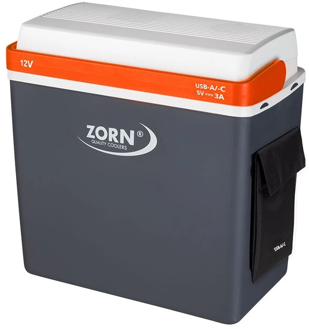 ZORN 21L elektrinė šaldymo dėžė 12V su USB A+C