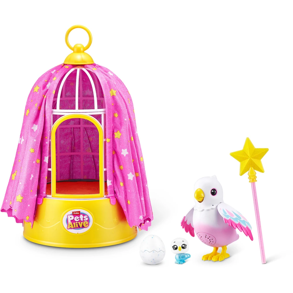 Interaktyvus žaislas „Zuru Pets Alive - Polly the Surprise Magic Bird“ aprašymas - Prekės nuotrauka