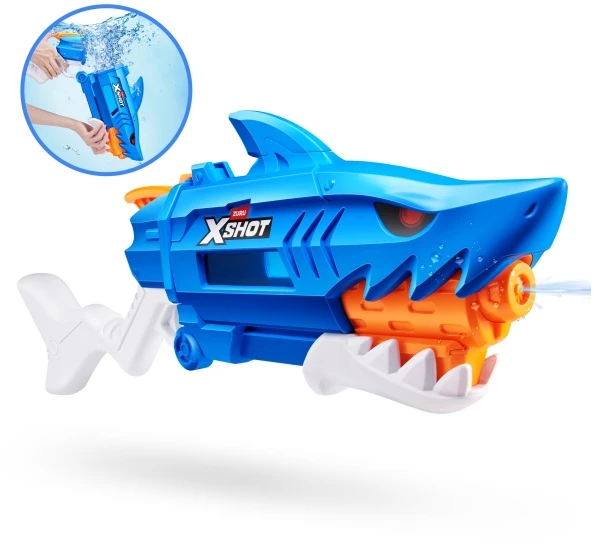 Zuru Žaislai vandens žaidimams į sodą Vanduo Shark Attack Fast-Fill Vandens pistoletas (118195)