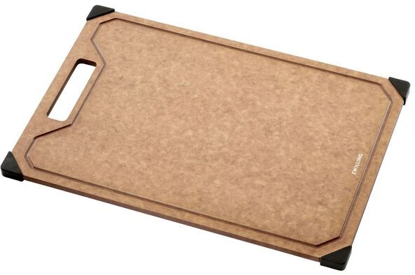 ZWILLING medienos pluošto virtuvės lenta - 37 x 25,5 cm, ruda