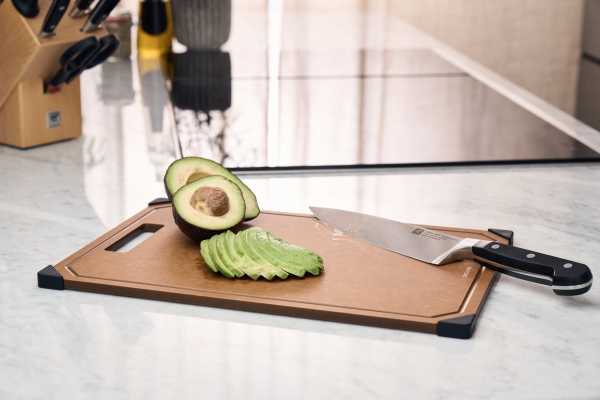 ZWILLING medienos pluošto virtuvės lenta - 31 x 21,5 cm, ruda