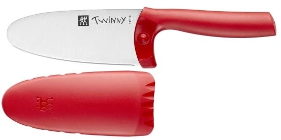 Vaikiškas virtuvinis peilis Zwilling Twinny, 10 cm, Raudonas