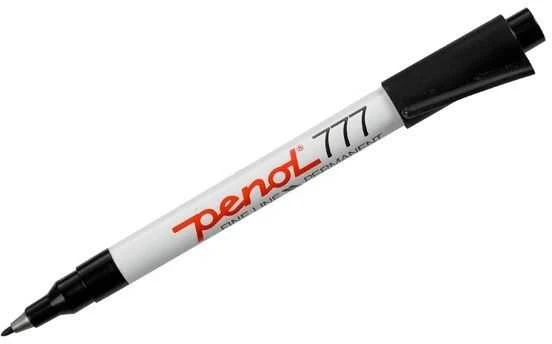 Žymeklis Penol 777 juodas - (20 vnt.)