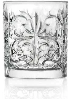 RCR Stiklinės viskiui TATTOO (6) 340ml krištolas