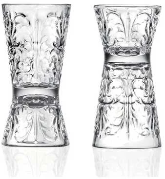 RCR Stikliukas/menzūrėlė 30/60ml TATTOO krištolas