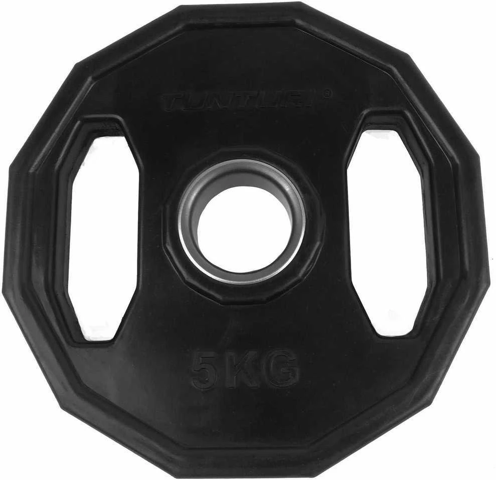 Olimpiniai gumuoti svarmenys TUNTURI 1,25-25kg (Svoris: 1 x 5kg)