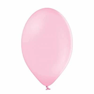 Pastelinis šviesiai rožinis 30 cm balionas